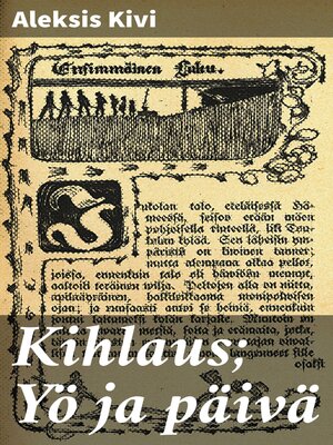 cover image of Kihlaus; Yö ja päivä